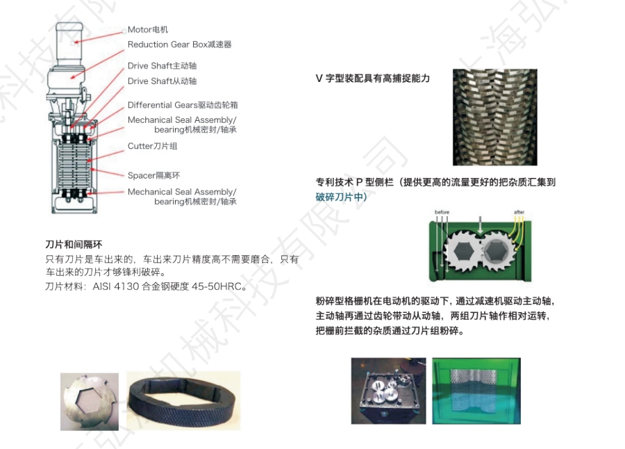 泵站進(jìn)水管路選粉碎性格柵與提籃格柵